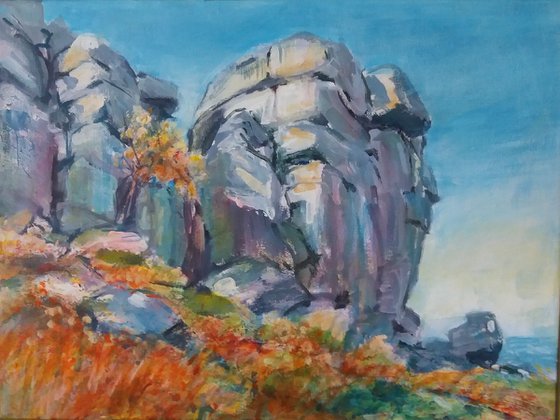 Cow & Calf rocks Ilkley Moor