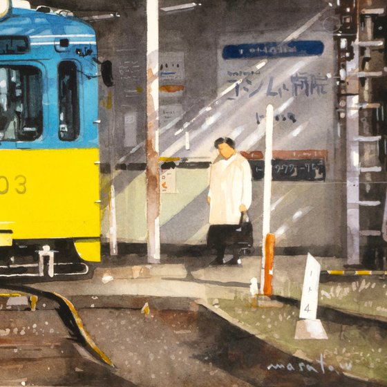 Tram at the Station