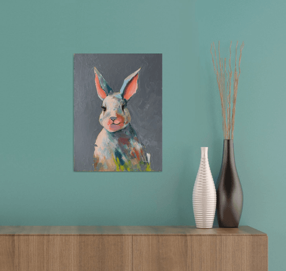 Colorful Rabbit Bunny.