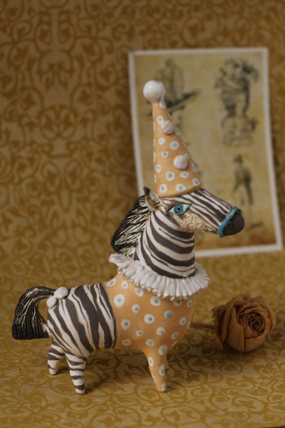Circus Zebra. by Elya Yalonetski