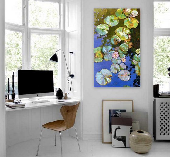 Lilies in Summer Light