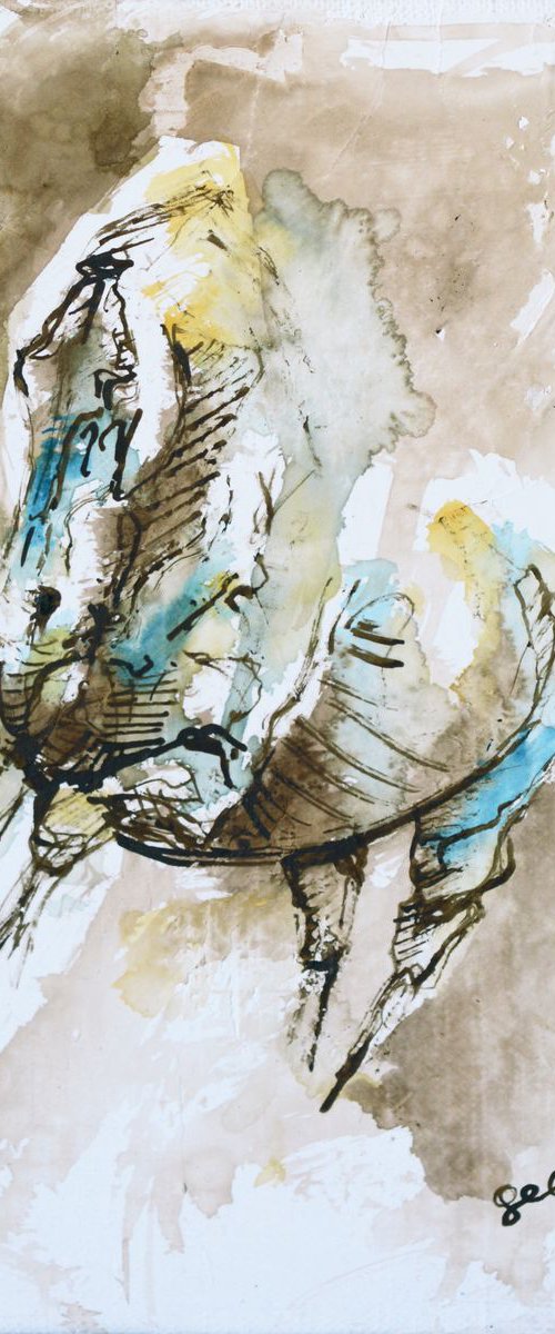 Equine Nude 171 by Benedicte Gele