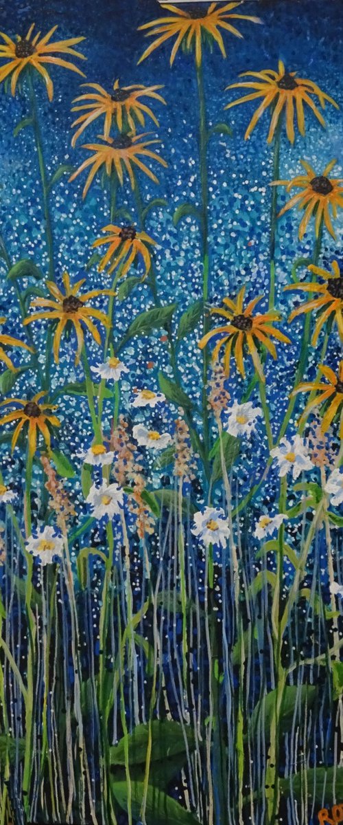 Rudbeckia Meadow by Roz Edwards