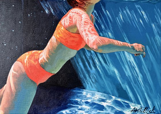 Awakening - Swimming Painting