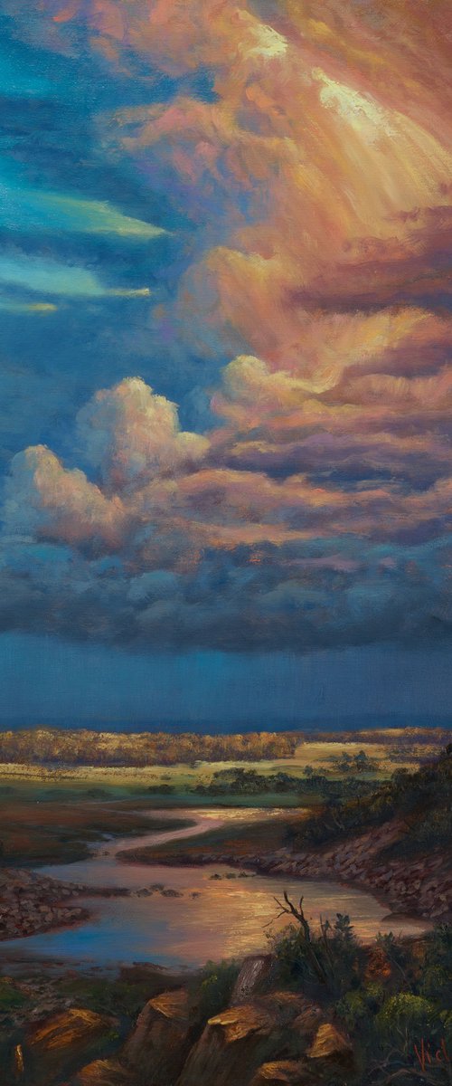 Last light on Storm Clouds by Christopher Vidal