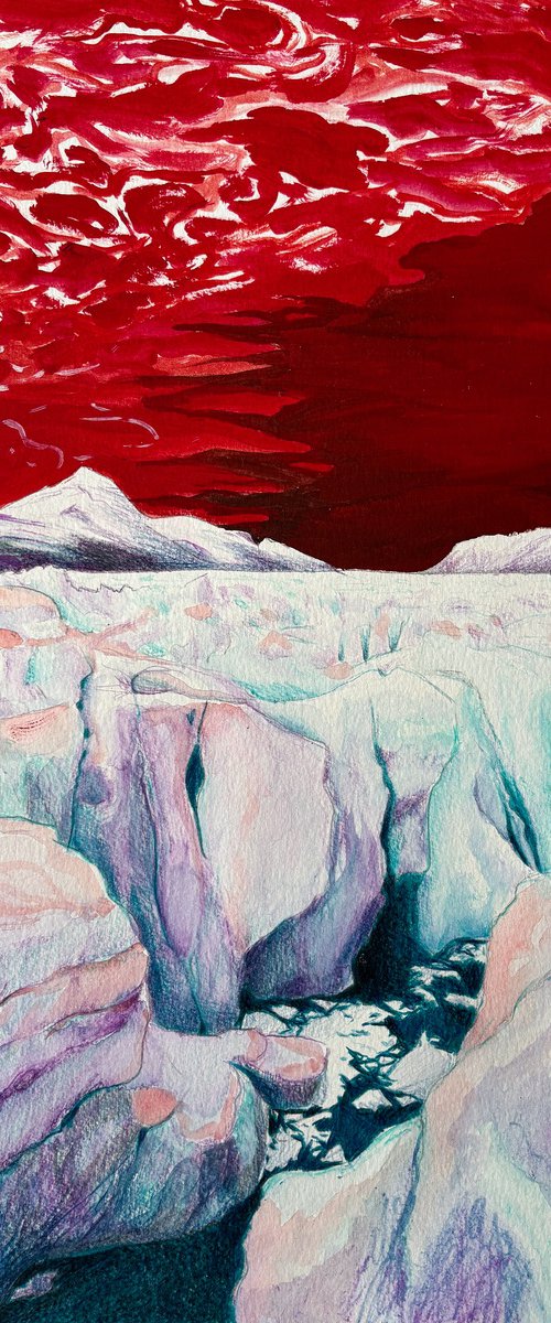 Melting glaciers by Sofia Fresia