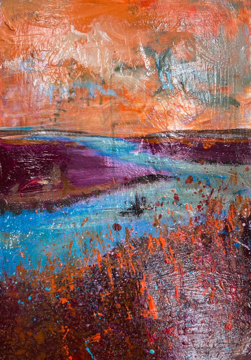 Marshes at Dusk 4 by Teresa Tanner