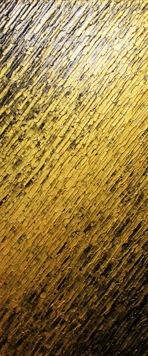 Gold black knife texture by Jonathan Pradillon