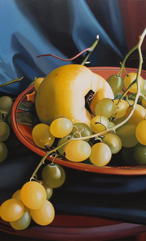 Still life with grapes by Valeri Tsvetkov