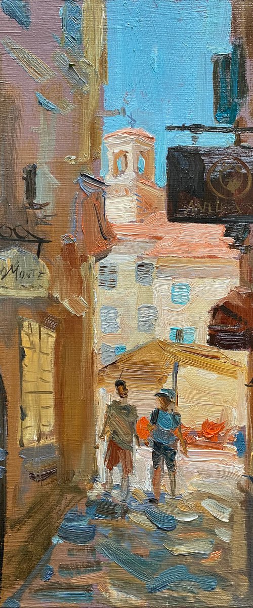 Walking in old city by Nataliia Nosyk