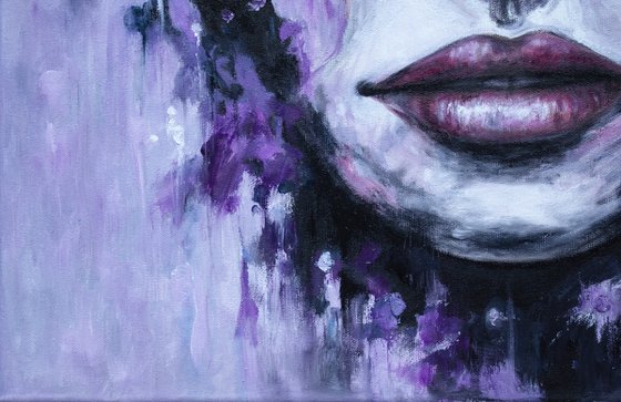 Woman's portrait FROZEN
