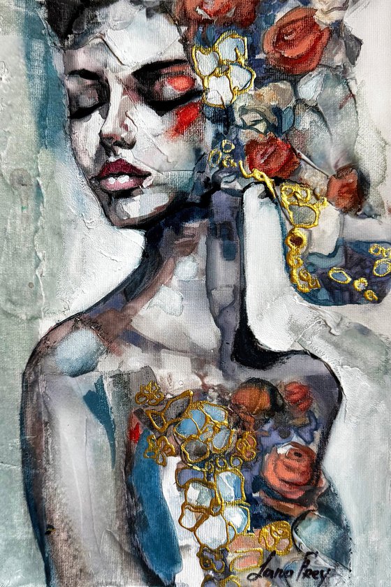 She Listens to Flowers