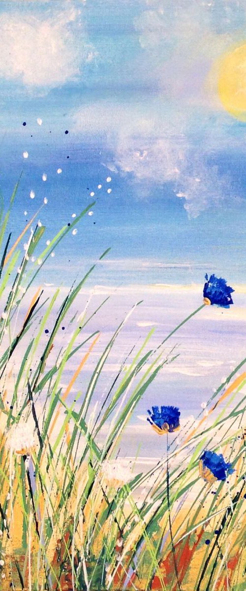 Cornflower Blue Bay by Michelle Carolan