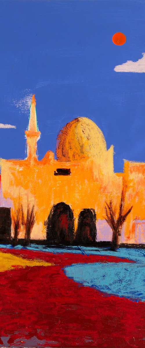 Blue sky red earth by Bohdan Katolyk