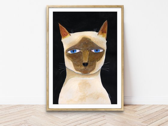 Siamese cat for cat lover
