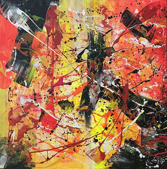 Diptych-Fire in the Dark