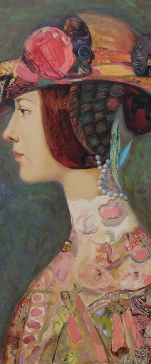 Lady with Hat by Nikolay Boyadzhiev