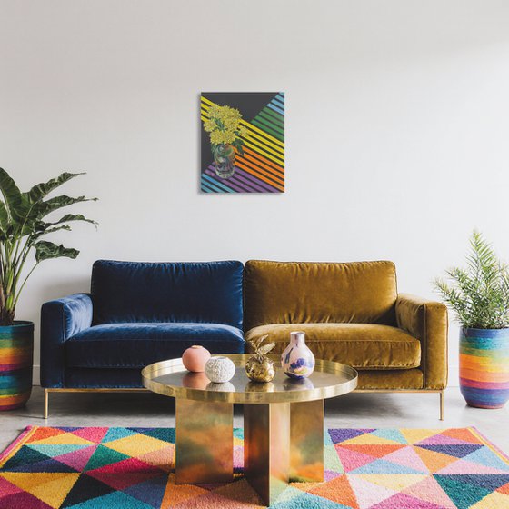 Rainbow Chrysanthemums