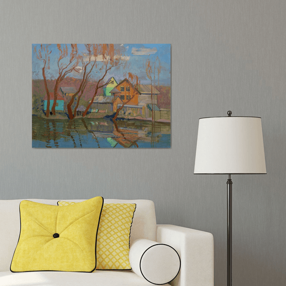 Sunny day on the river