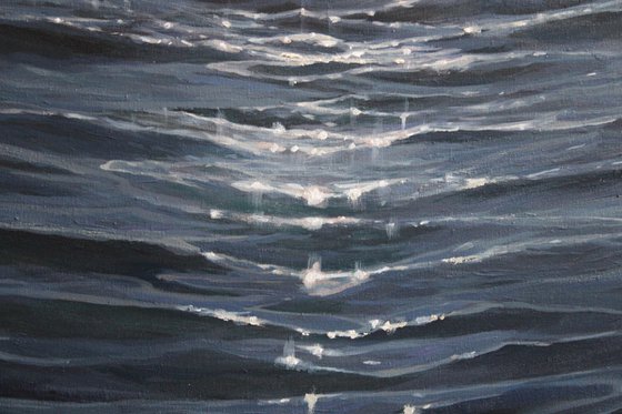 Sea glare. 130x90 cm.