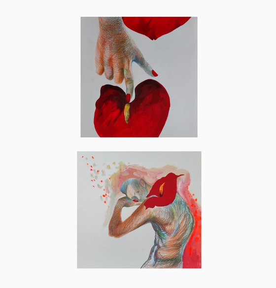 Feeling Your Presence. Diptych