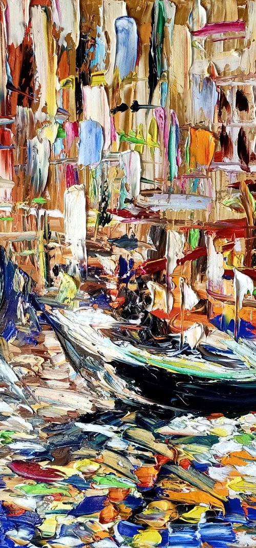 Barche in laguna by Antonino Puliafico