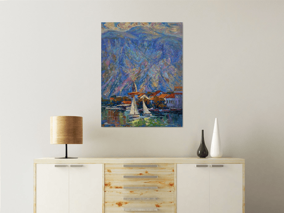 "Evening in the mountains"