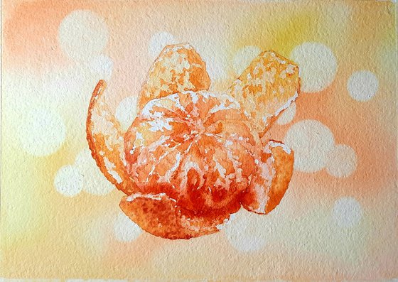 Tangerine Dream - Original Watercolour Painting