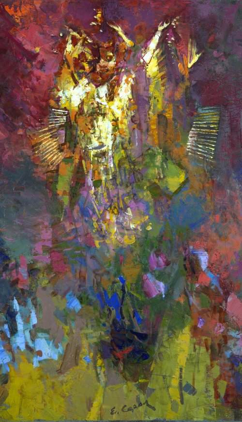 "lamp in the darkness" by Eugene Segal