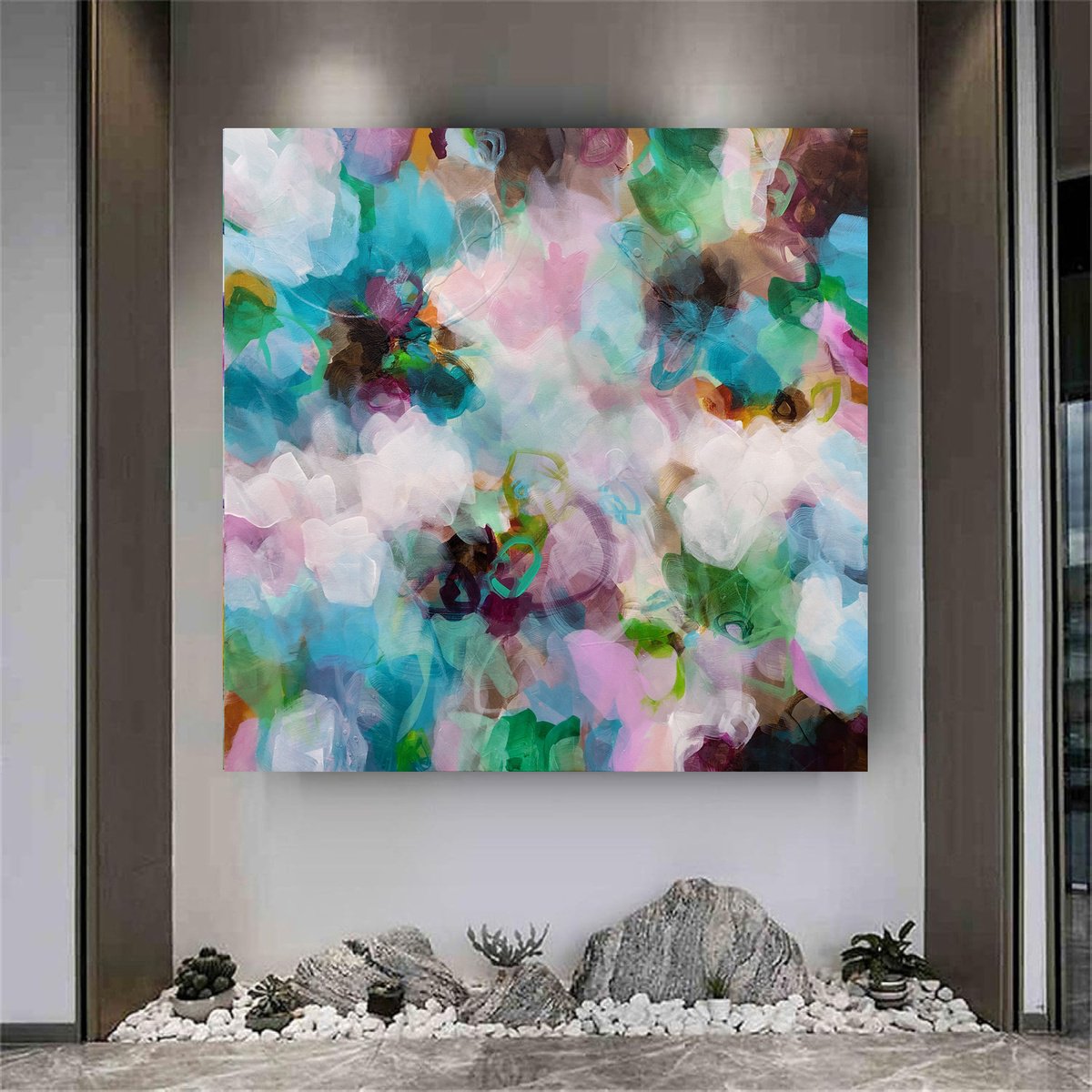 Breathe By Susan Wooler, 30 X 30, Artwork For Sale On Artfinder