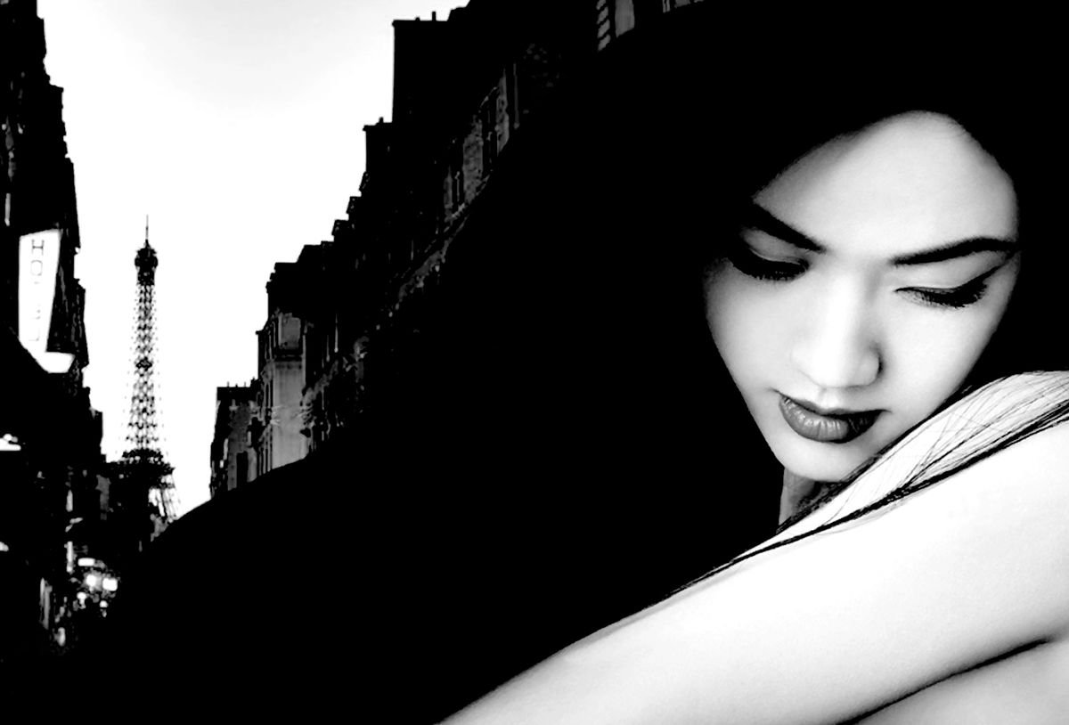 Asian Girl in Paris by Alex Solodov
