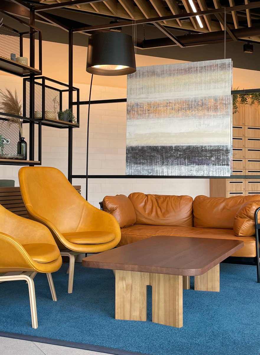 Abstract Acrylic Painting By Rokas Berziunas, 47 X 47", No. 22-05 (120 X 120 Cm ), Original Artwork