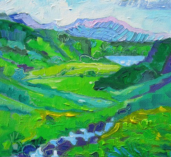 Mountain Stream, Lake District Landscape