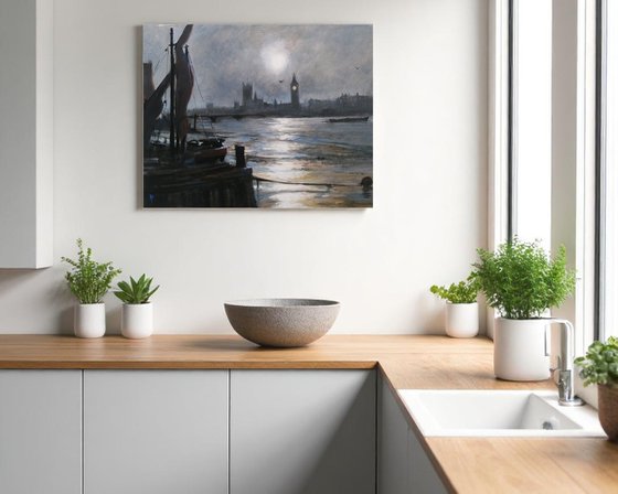 Thames Nocturne, London
