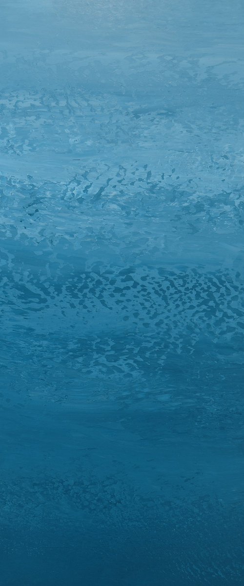 Soft Smoky Blue - Color Field by Suzanne Vaughan