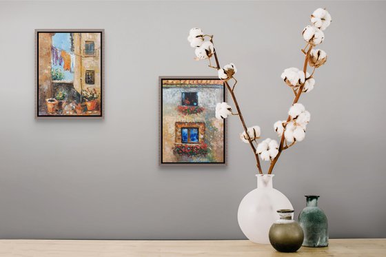 Mediterranean Sunlit Walls