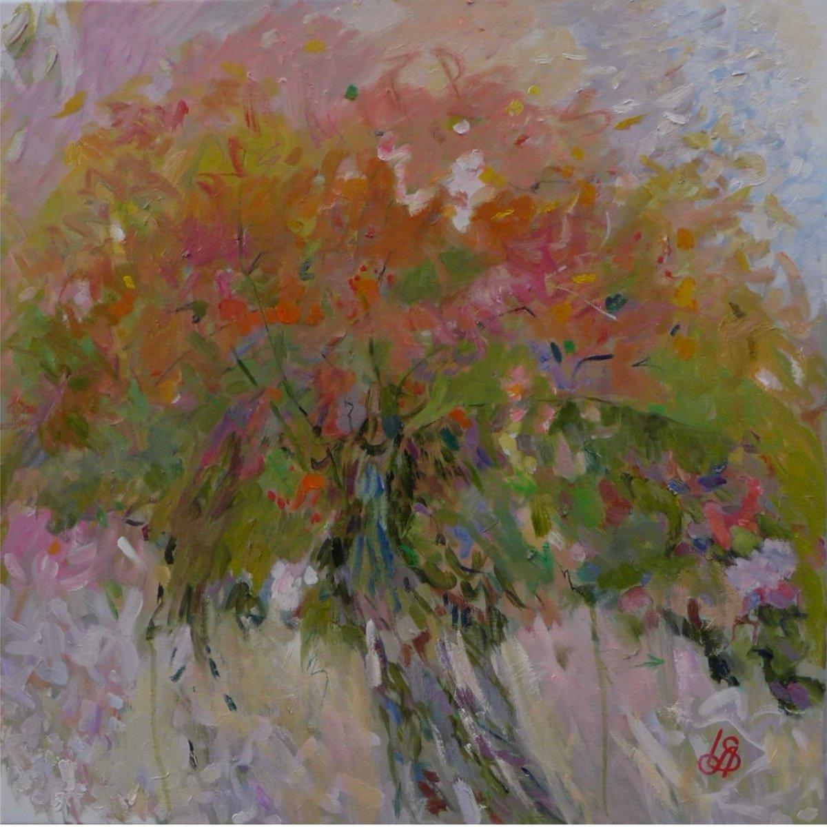 Autumn Motif By Irina Smirnova-Seymour, 31 X 31, Artwork For Sale On Artfinder