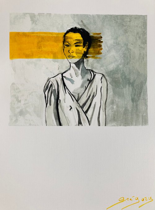Yellow lines by Grégory Héomet