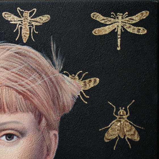 Contemporary portrait "Entomological Collection"