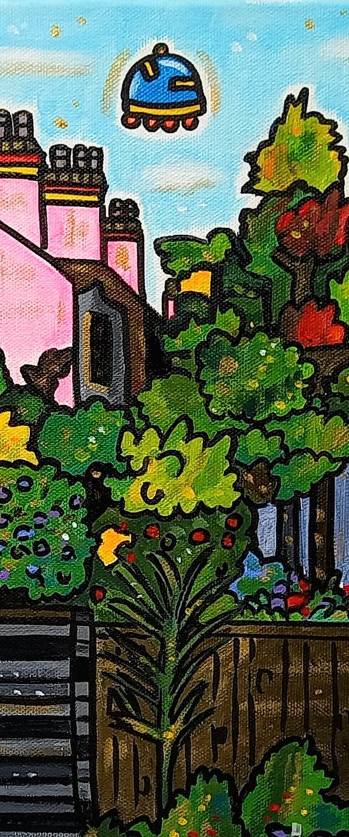 The back garden in Forest Hill, London by Maria Luisa  Azzini