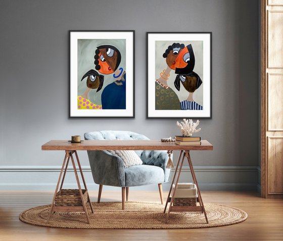 Mummy Dearest (Diptych)