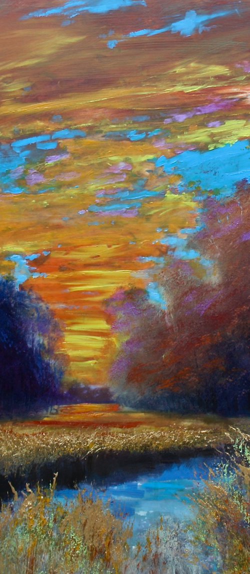 Westfield Orange Sunset by Simon Jones