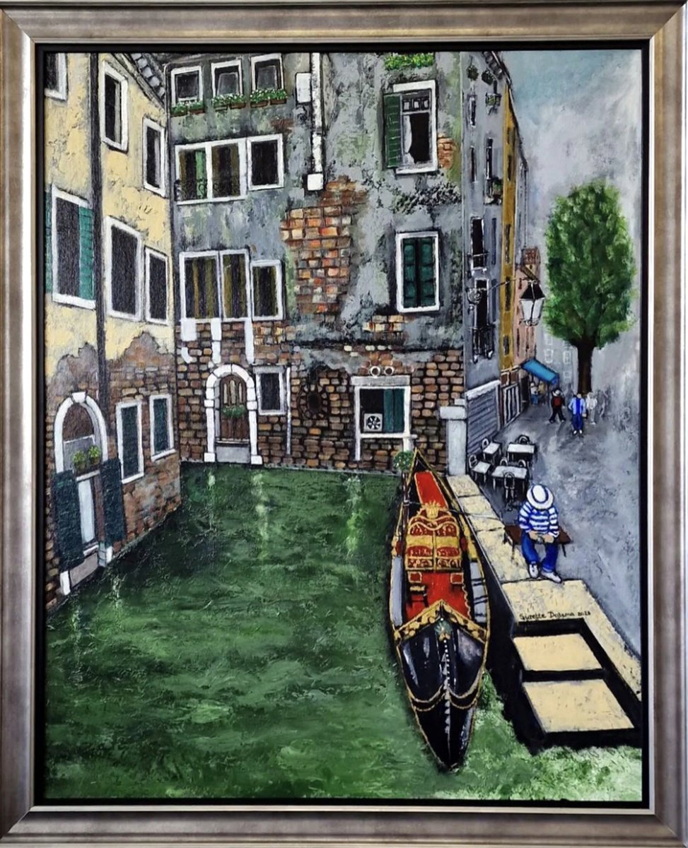 The Gondola Man (Venice) by Suzette Datema