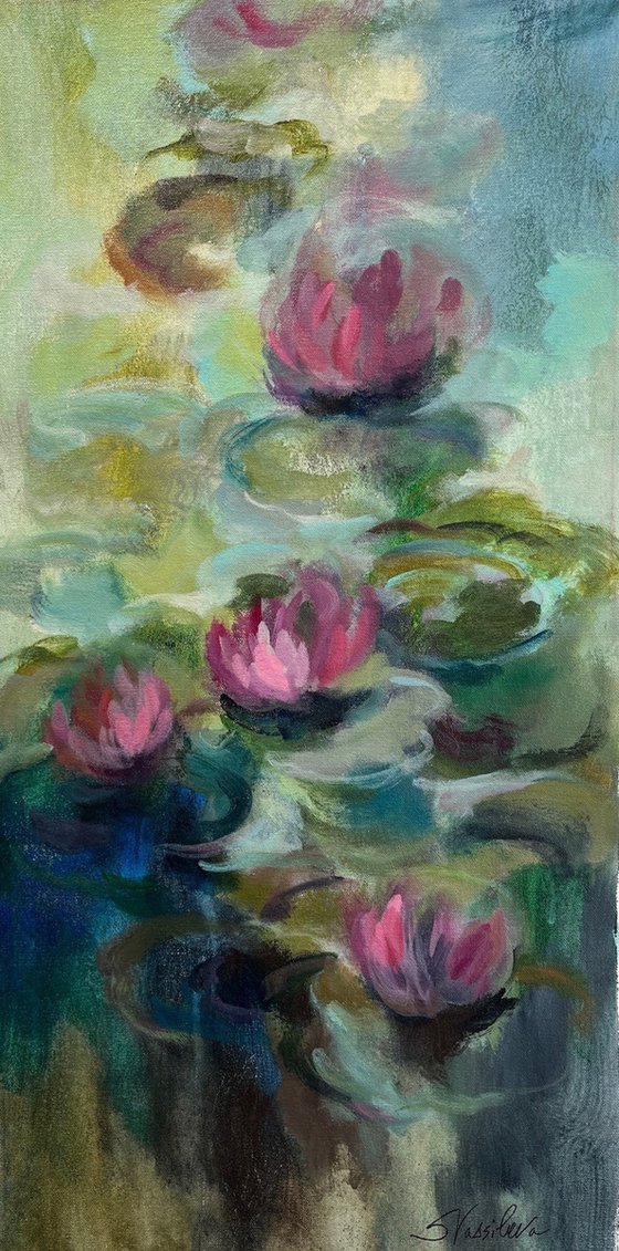 Pink Water Lilies II