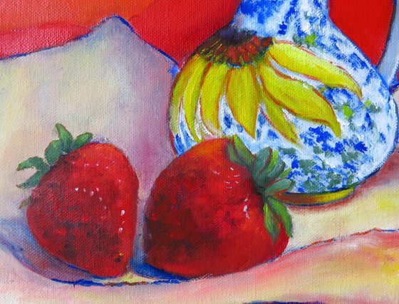 Strawberries and Jug