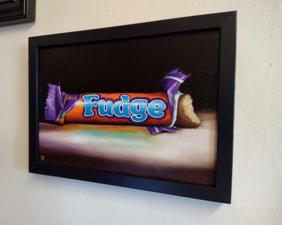 Cadbury Fudge still life