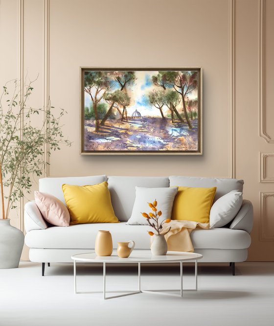 Warm day in Rome Garden