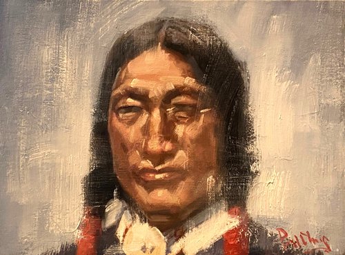 Native American Indian Man#10 by Paul Cheng