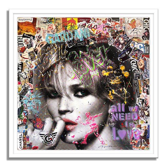 Kate Moss Cartier -Painting on Paper(300 gsm)