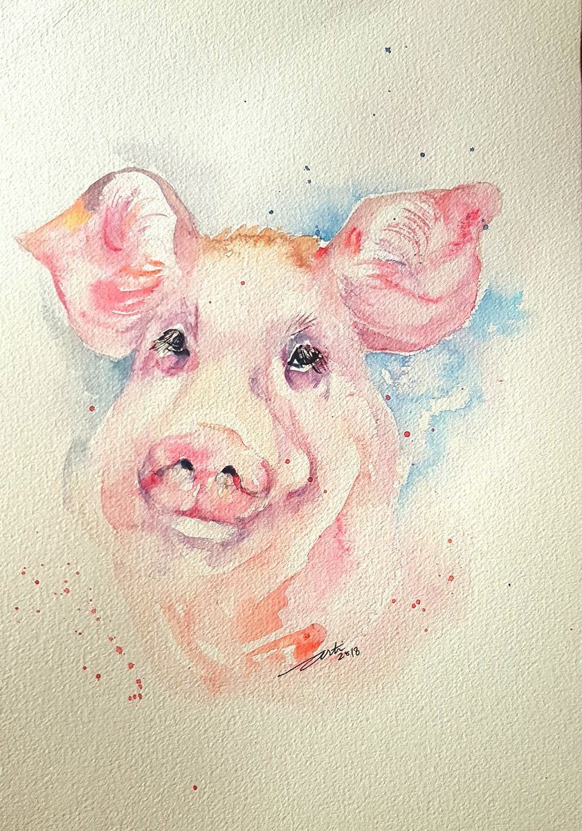 Pink Pike_ Pig by Arti Chauhan